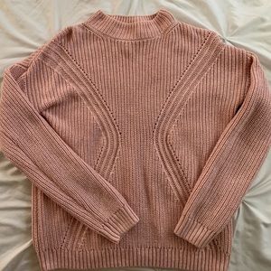 Light pink knit sweater